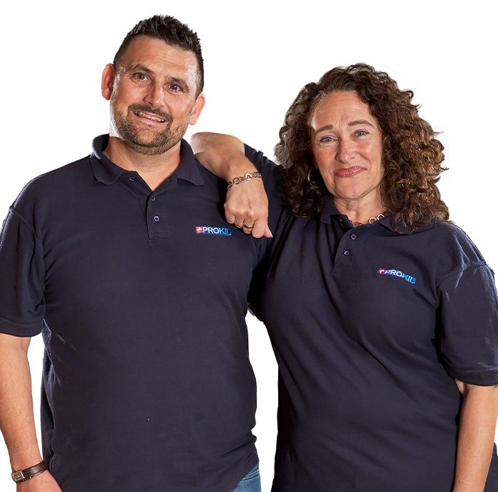 Neil and Collette, Owners of Prokil Kent and East Sussex